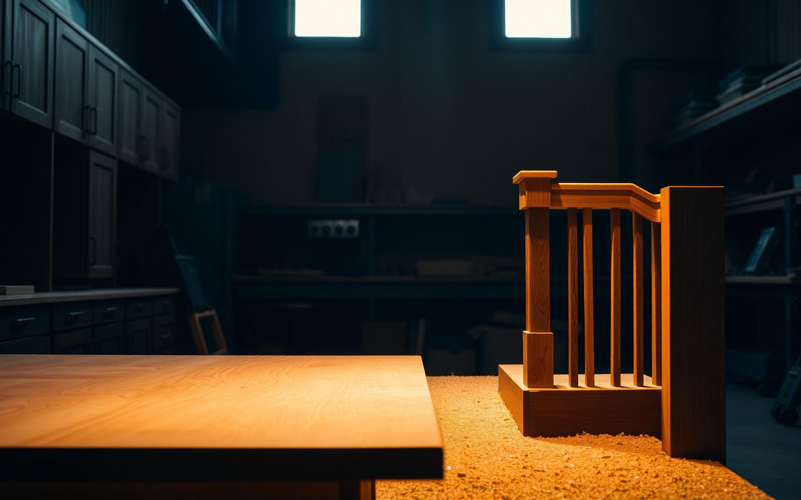 REVVEN Custom Builds woodworking shop with hand-built cabinetry